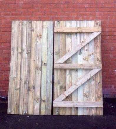 Gates treated timber gates