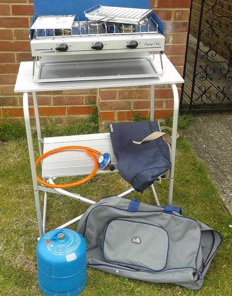 GAZ COOKER TWIN  RINGGRILLGASTABLEBAGS FOR BOTH