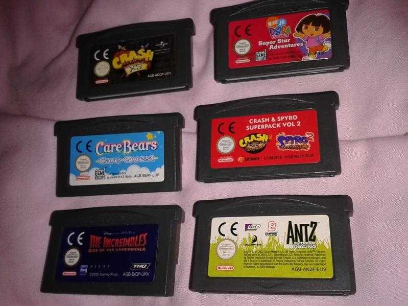 GBA Nintendo Game boy advance Games - All 3 each