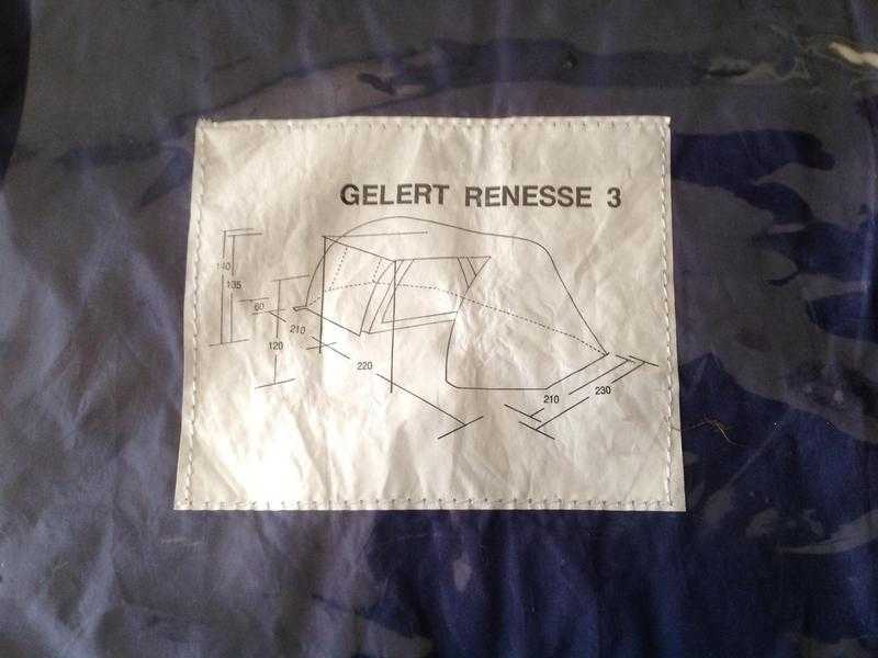 Gelert 3 man Renesse tent