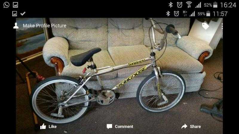 genuine 1990s mongoose bmx only  150ono