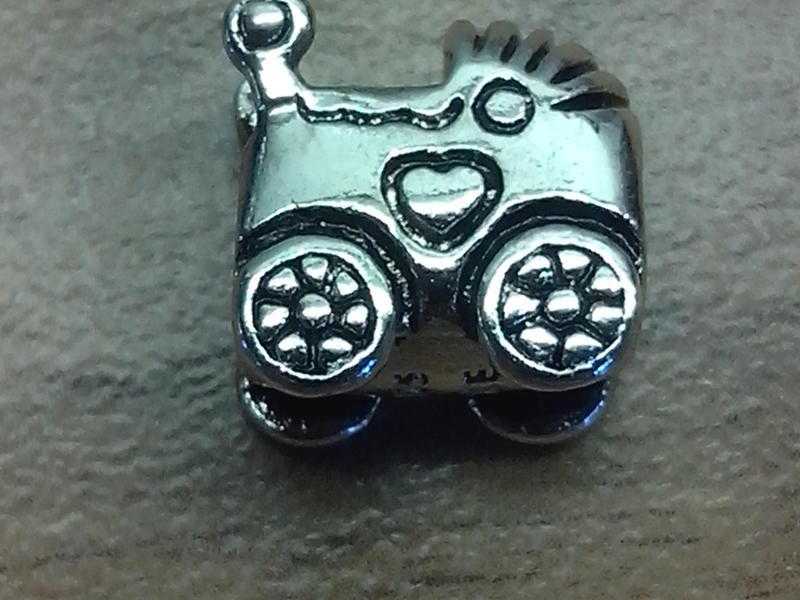 genuine pandora pram, pushchair charm