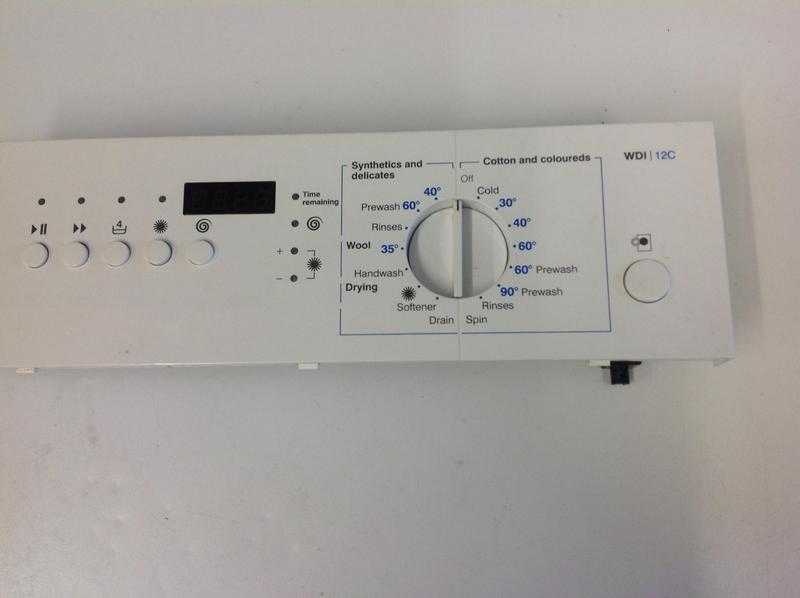 Genuine SMEG WDI 12C WasherDryer Front Control Panel amp PCB