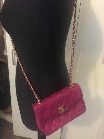 Genuine vintage chanel mini flap bag