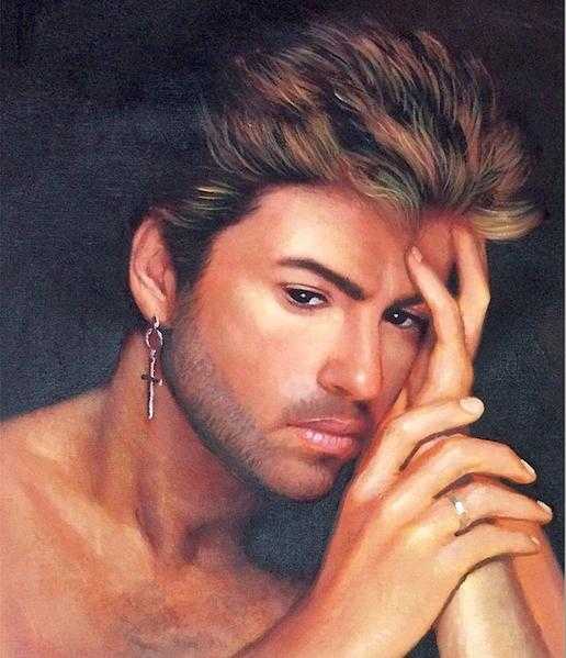 George Michael  (brand new Oil Painting)