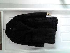 GERRY WEBER LADIES SUEDE AND FAUX FUR COAT SIZE 12