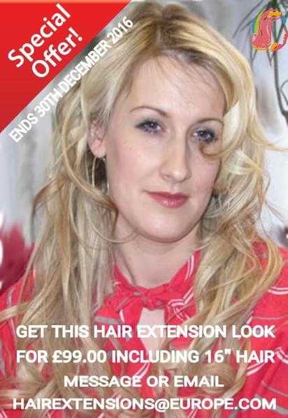 Get full head hair extensions for under 100 including hair