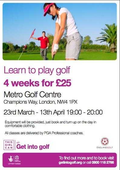 Get into Golf Adult Beginner Course