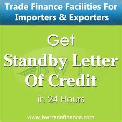 Get Standby Letter of Credit  MT760 for Importers and Exporters