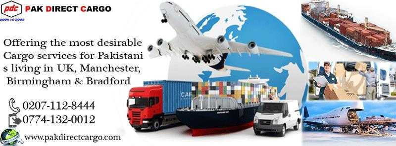 Get the most expedient amp accomplished cargo services, from and to Pakistan.