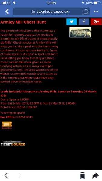Ghost hunt at armley mills