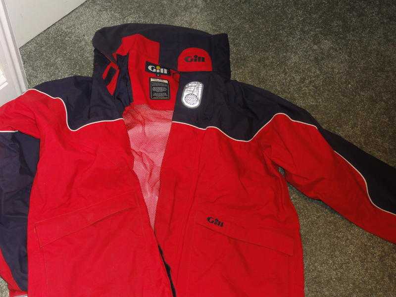 Gill Ladies Coastal Sailing Suit. Jacket and Pants Red