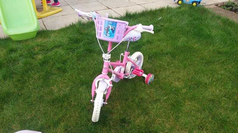 GIRLS 12 INCH DISNEY PRINCESS BIKE