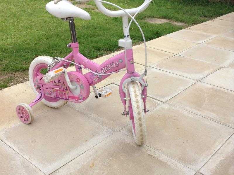 Girls Bike Princess Pink