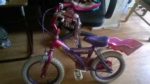 girls bike with stabilizers