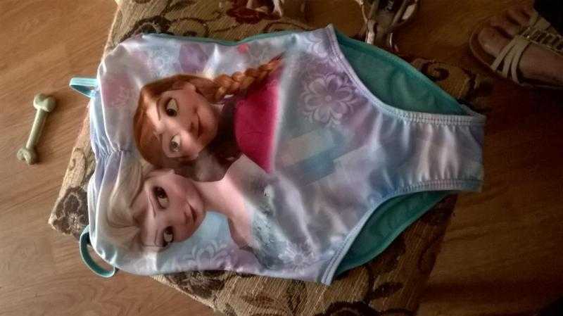 girls frozen swimming costume