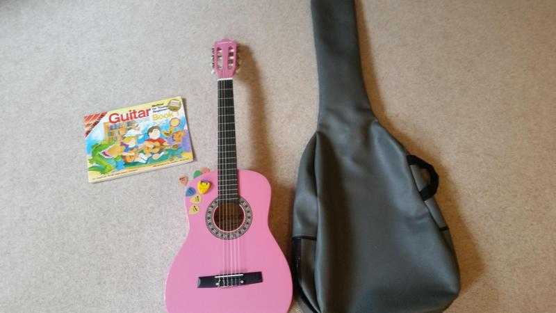 Girls Pink Guitar  20.00