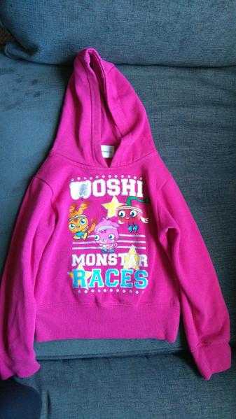 girls pink moshi monster hoodie