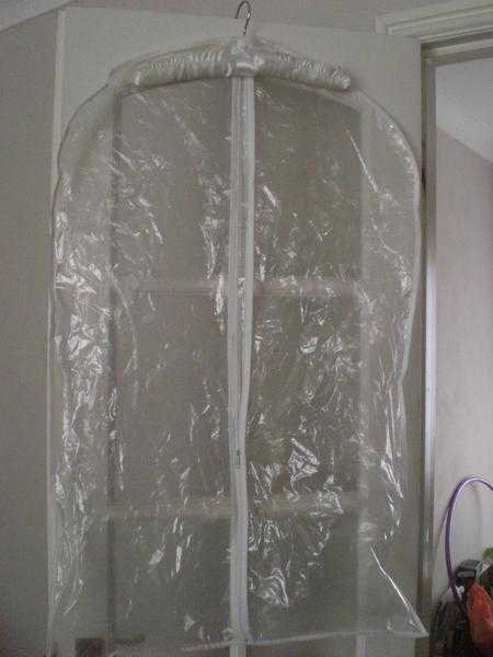 Girls Plastic Dress Bag amp Satin Covered Hanger