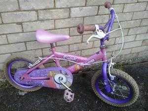 Girls princess bike