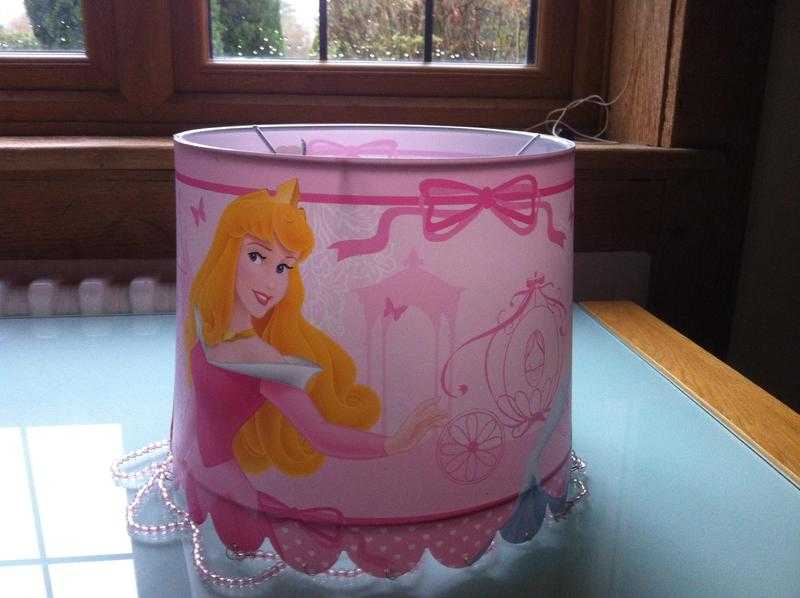 Girls Princess Lampshade - Very Good Condition - Free