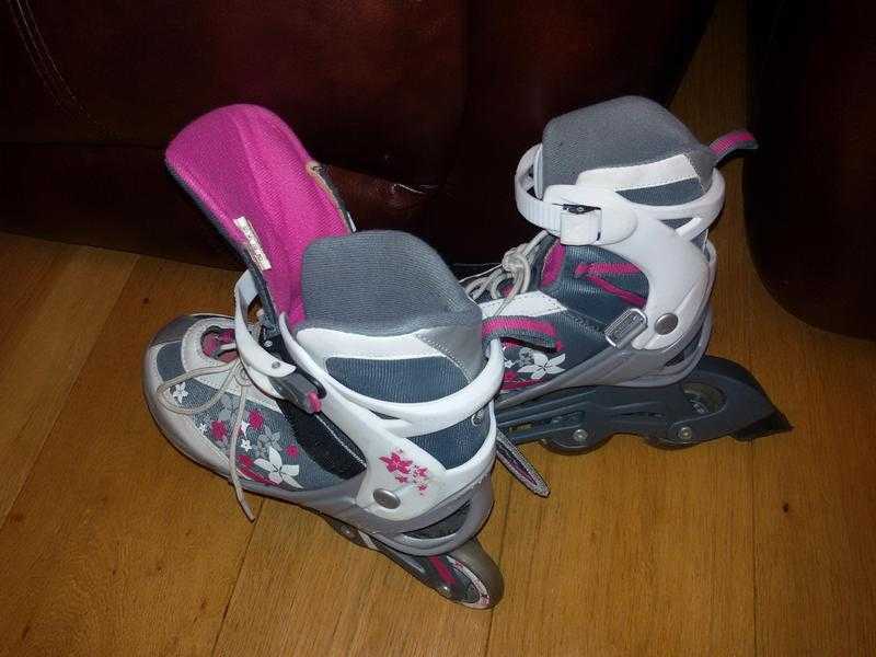 Girls Roller Blades (PurpleWhite)