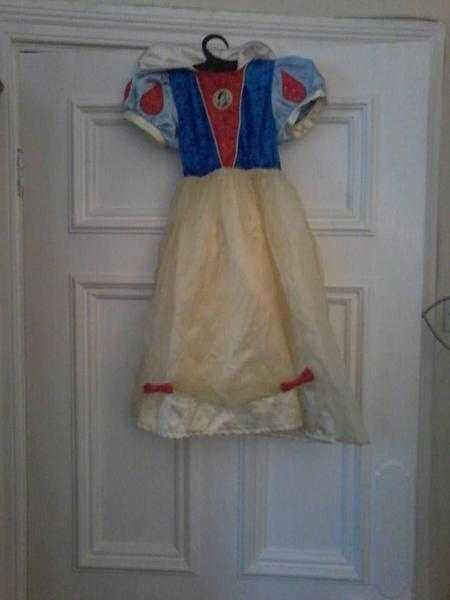 Girls Snow White Princess Fancy Dress Costume