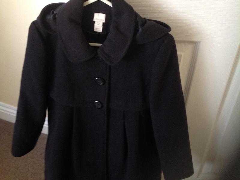 Girls winter navy coat