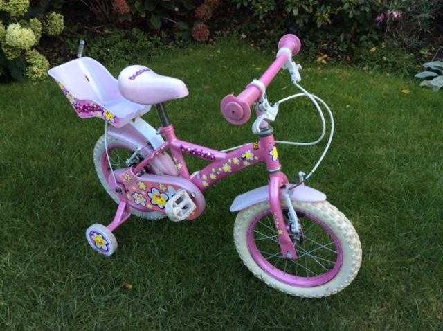 Girls039 Bike Age 4-6, 14quot - Apollo Daisychain.  Good condition.