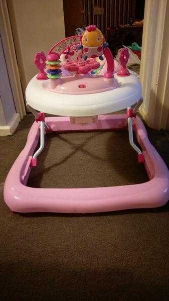 Girly baby walker