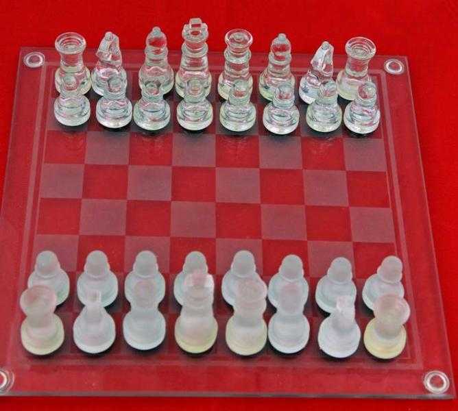 Glass Chess Set