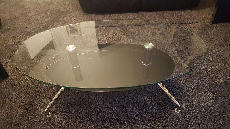 glass coffee table