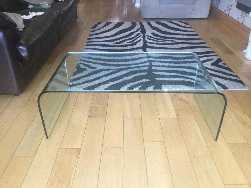 Glass coffee tables