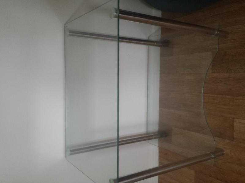 Glass desk