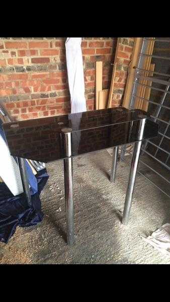 Glass desk