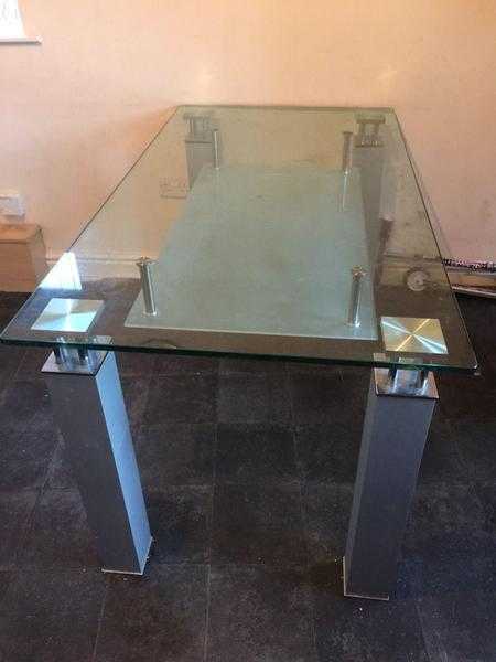 Glass dining table(can deliver)
