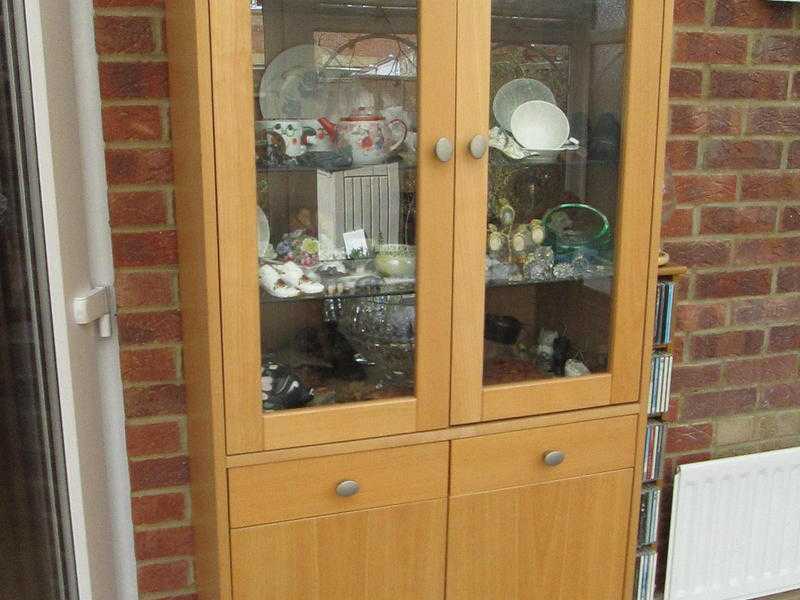 Glass Display Cabinet.