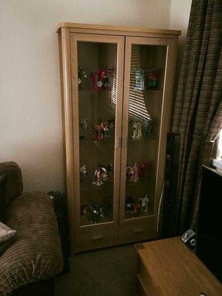 Glass Fronted Tall Display Unit