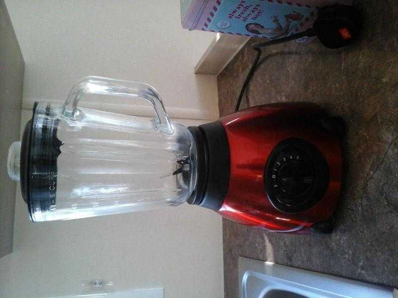 Glass jug food blender
