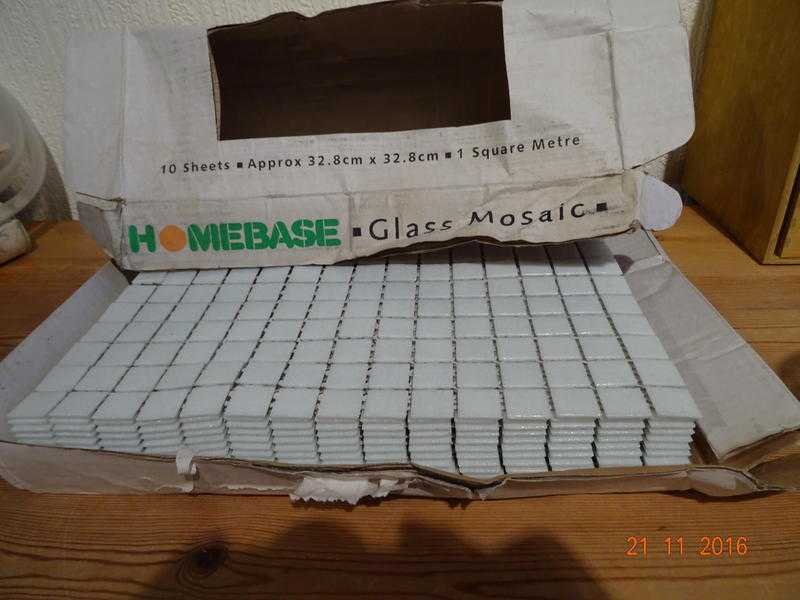 Glass mosaic tiles