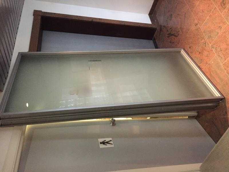 glass panels