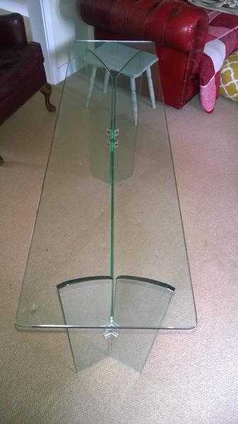 Glass Side Table