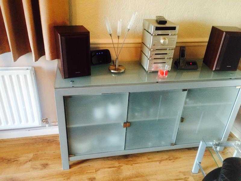 Glass sideboard