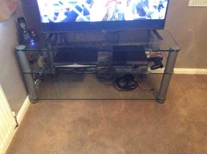 Glass TV Stand