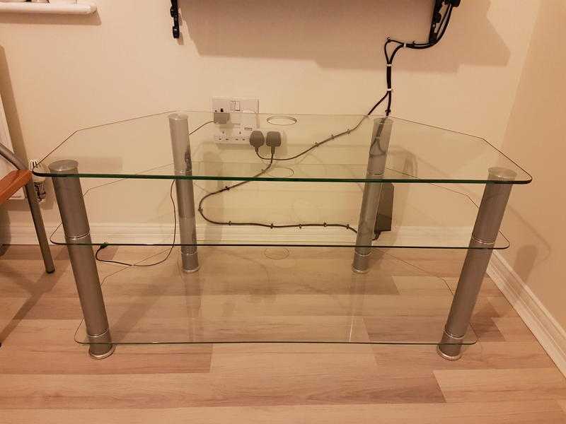 Glass TV Stand