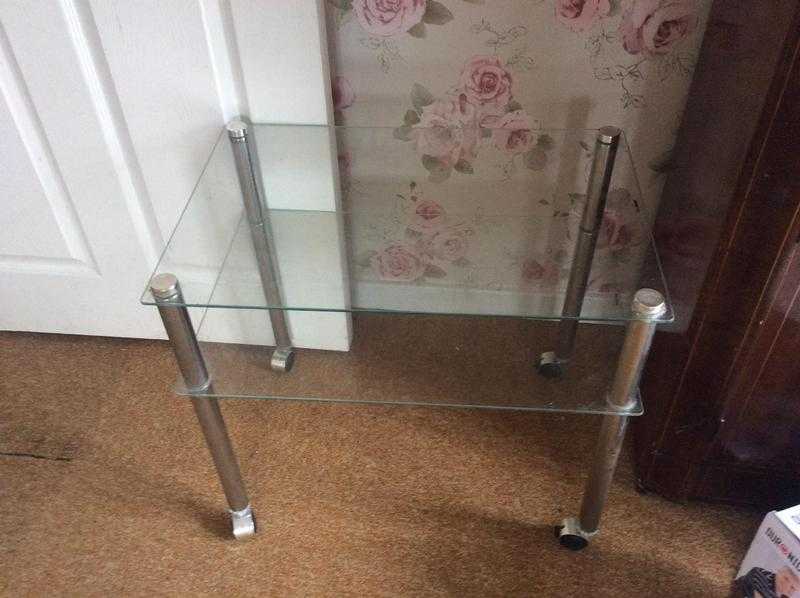Glass TV stand great condition