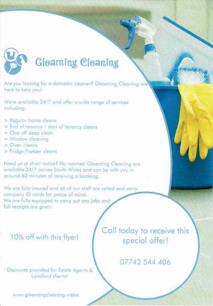 Gleaming Cleaning Domestic Cleaners