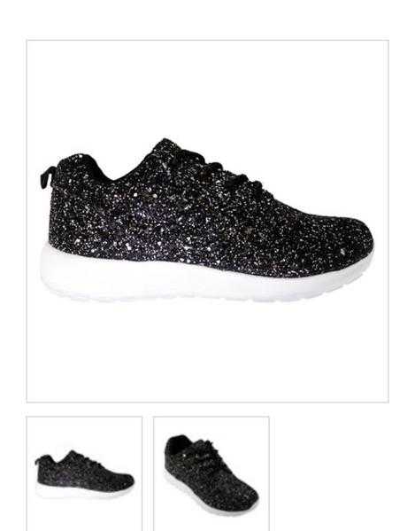 Glitter trainers