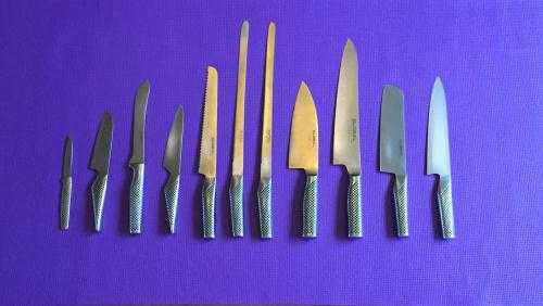 Global Knife set with Global proffesional knife set