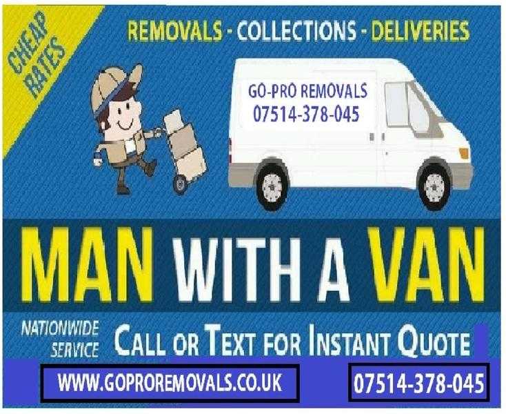 Go-Pro Removals  Man and Van Service, Available 247 anywhere in London